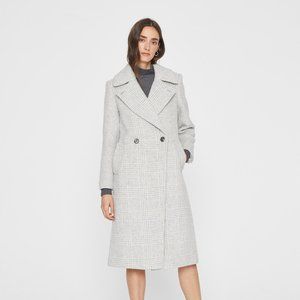 Plaid Club Monaco Coat